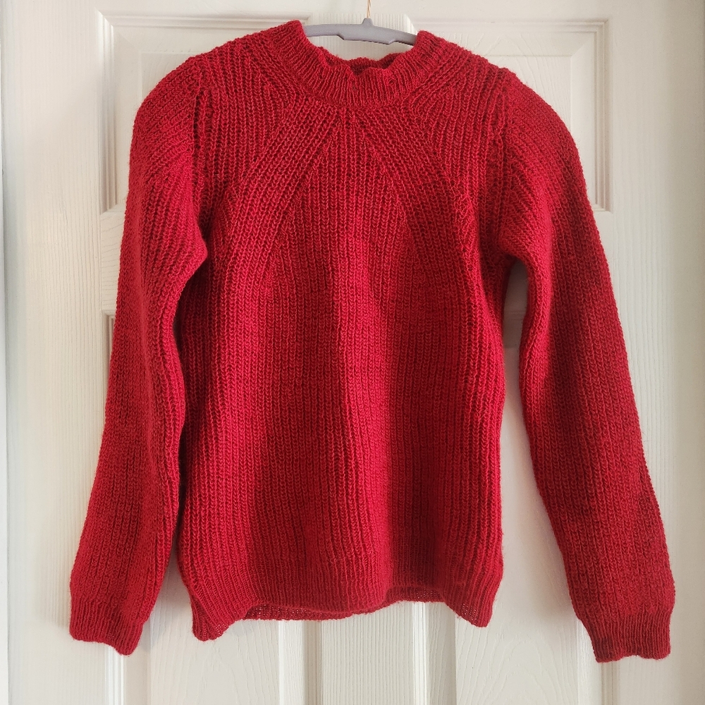 Balzac Paris Red Lisio Sweater